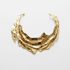 & Other Stories Gold Sculptural Necklace - Brand New